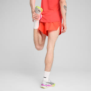Short fendu 3 po RACEDAY ULTRAWEAVE Homme, Glowing Red, extralarge